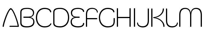Silicone ExtraLight Font LOWERCASE