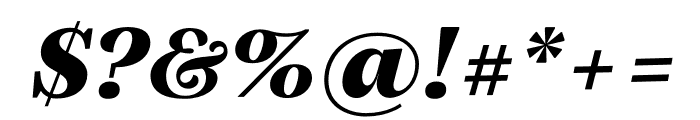 Silva Text Black Italic Font OTHER CHARS