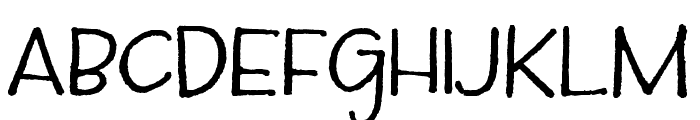 Silverstein Regular Font LOWERCASE