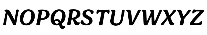 Sirenia Medium Italic Font UPPERCASE