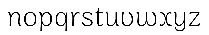 Sirenia Thin Font LOWERCASE