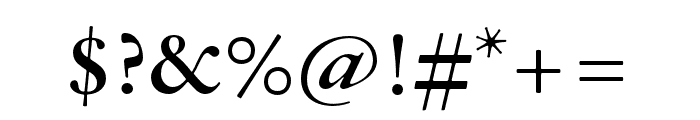Sirenne Text MVB Swash Italic Font OTHER CHARS