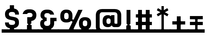 Sizmo Pro Bold Font OTHER CHARS