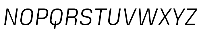Sizmo Pro Oblique Font UPPERCASE