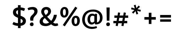 Skolar Sans PE Condensed Semibold Italic Font OTHER CHARS
