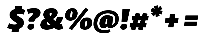 Skolar Sans PE Extended Black Italic Font OTHER CHARS