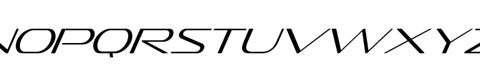 Sofachrome ExtraLight Italic Font LOWERCASE