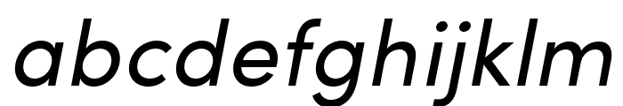 Sofia Pro Soft Regular Italic Font LOWERCASE