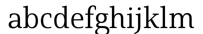 Solitas Serif Cond Book Font LOWERCASE