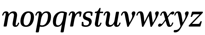 Solitas Serif Cond Demi Font LOWERCASE