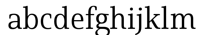 Solitas Serif Cond Regular Font LOWERCASE