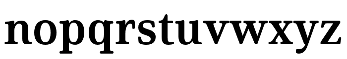 Solitas Serif Ext Bold Font LOWERCASE