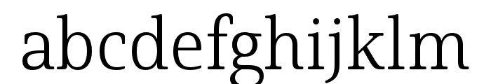 Solitas Serif Ext Light Font LOWERCASE