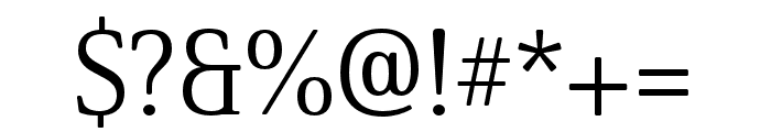 Solitas Serif Ext Regular Font OTHER CHARS