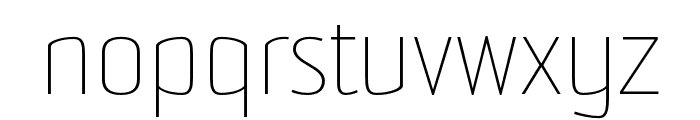 Sommet Rounded Thin Font LOWERCASE