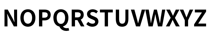 Source Han Sans Bold Font UPPERCASE