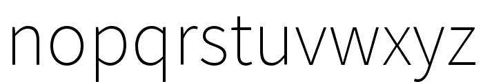 Source Han Sans ExtraLight Font LOWERCASE