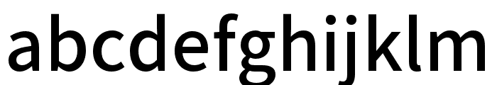 Source Han Sans HK Medium Font LOWERCASE