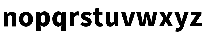 Source Han Sans Heavy Font LOWERCASE