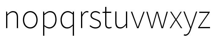 Source Han Sans JP ExtraLight Font LOWERCASE