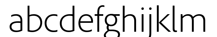 Source Han Sans Light Font LOWERCASE