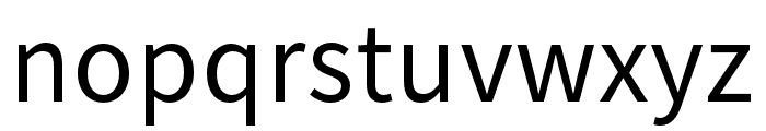 Source Han Sans Regular Font LOWERCASE