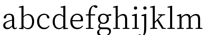 Source Han Serif K Light Font LOWERCASE