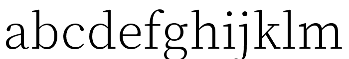 Source Han Serif K Regular Font LOWERCASE