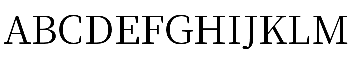 Source Han Serif Regular Font UPPERCASE