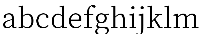 Source Han Serif SC Light Font LOWERCASE