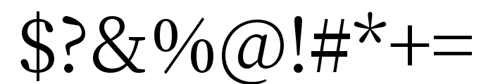 Source Han Serif SC Regular Font OTHER CHARS