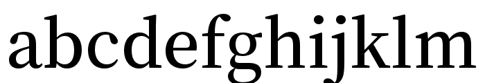 Source Han Serif SC SemiBold Font LOWERCASE