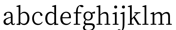 Source Han Serif TC Regular Font LOWERCASE