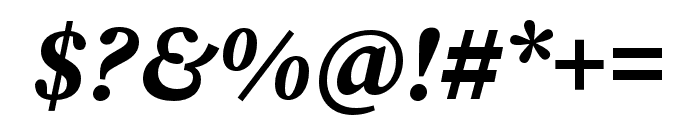 Source Serif 4 Bold Italic Font OTHER CHARS