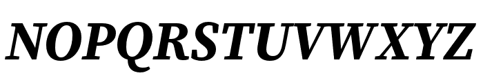 Source Serif 4 Bold Italic Font UPPERCASE