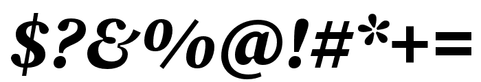 Source Serif 4 Caption Bold Italic Font OTHER CHARS