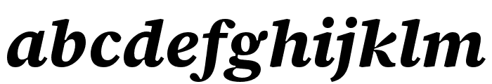 Source Serif 4 Caption Bold Italic Font LOWERCASE