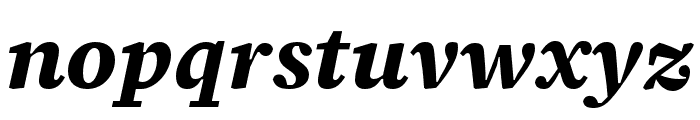 Source Serif 4 Caption Bold Italic Font LOWERCASE