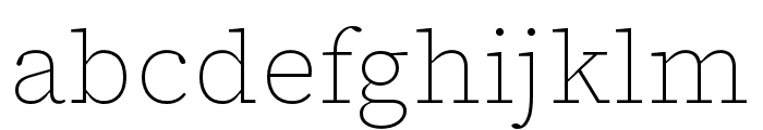 Source Serif 4 Caption ExtraLight Font LOWERCASE