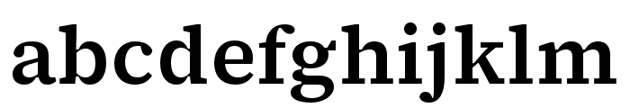 Source Serif 4 Caption Semibold Font LOWERCASE