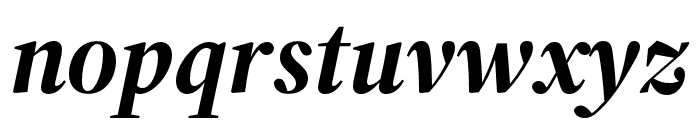 Source Serif 4 Display Bold Italic Font LOWERCASE