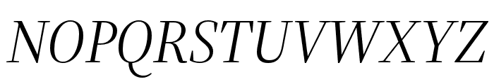 Source Serif 4 Display Italic Font UPPERCASE