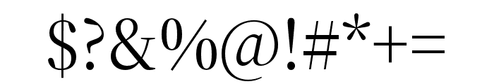 Source Serif 4 Display Regular Font OTHER CHARS