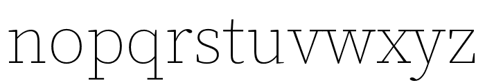 Source Serif 4 ExtraLight Font LOWERCASE