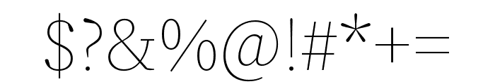 Source Serif 4 Light Font OTHER CHARS