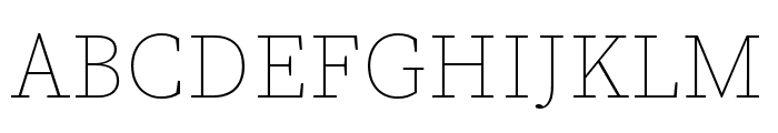 Source Serif 4 Light Font UPPERCASE