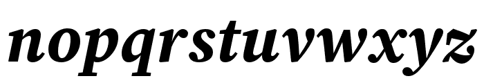 Source Serif 4 SmText Bold Italic Font LOWERCASE