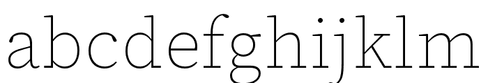Source Serif 4 SmText ExtraLight Font LOWERCASE