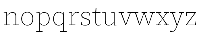 Source Serif 4 SmText ExtraLight Font LOWERCASE