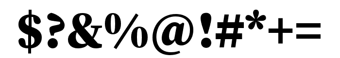 Source Serif 4 Subhead Black Font OTHER CHARS